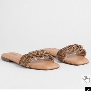 Torrid Infinity Knot Sandal Bronze 11W NWT